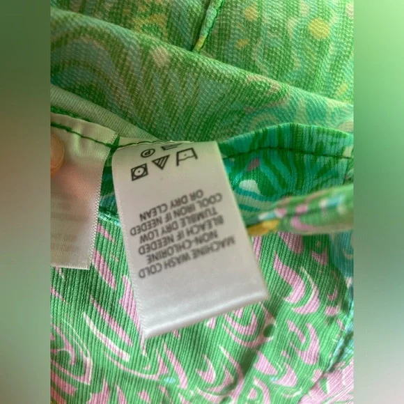 NWOT Vintage Lilly Pulitzer Dobby-Printed Deenie Shorts In Multi Sundance Print - Picture 12 of 17